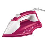 Russell Hobbs Light & Easy Brights Berry Steam Iron, Fabric Softening Infused Ceramic Soleplate. 2x smoother glide, 2x durability, 240ml Water Tank, 115g Steam Shot, 35g Continuous Steam, 2400W, 26480