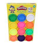 Play-Doh Party Pack of 12 Non-Toxic Colours (Multicolor), Toys for Kids 2 Years and Up