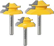 WSOOX 1/4 Inch Shank 45 Degree Lock