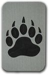 Toejamr Snowboard Stomp Pad - Black Bear PAW PAD - Gray