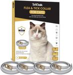 Trioak Flea Collar for Cats: 4 Pack