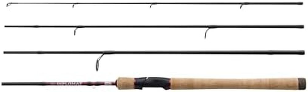 Abu Garcia Diplomat V2 Travel Fishing Rod - Compact 4 Piece Carbon Travel Rod for Multiple Fish Species Premium Cork Handle Ideal for Freshwater and Saltwater Fishing 7ft 10-30g