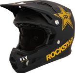 Fly Racing 2023 Adult Formula CC Driver Helmet (Matte Black/Gold, Large)