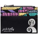 Nightmare Before Christmas Jack Sally Now Forever Wallet, Black, One Size, Black, Taille Unique