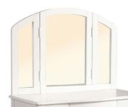 ACME Furniture 90103 Maren Trifold Vanity Mirror, White