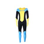 Xinchangda Atom Eve Cosplay Costume Omni-Man Jumpsuit Mark Grayson Cosplay Costume Bodysuit Superhero Outfits Full Set for Halloween Party