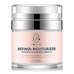 ROSVANEE Retinol Moisturizer Anti Aging Cream for Face, Neck and Eye with 2.5% Retinol, Hyaluronic Acid and Vitamins E & B5, Anti Wrinkle Deep Hydration Cream for Men & Women