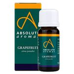 Absolute Aromas Grapefruit Essential Oil 10ml - Pure, Natural, Undiluted, Cruelty Free and Vegan – for Aromatherapy, Diffusers and DIY Home and Beauty Recipes