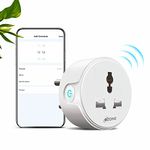 Ozone 10A WiFi Smart Plug with Energy Monitoring | Control Appliances From Your Smartphone | Works with Alexa & Google Assistant | Suitable for TVs, Electric Kettle, RO, Mobile, Chargers | (Pack of 1)