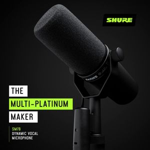 Shure SM7B Dynamic Vocal Microphone – Studio Recording & Podcasting
