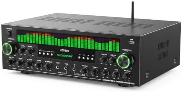 5.1 Channel Stereo Receivers Home Theater Receiver with BT, RMS 180W