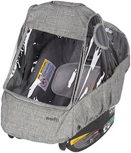 Evenflo Infant Car Seat Weather Shield, Rain Cover, Ventilated Panels (Gray Melange)