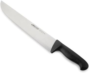 Arcos Couteau de Boucher Professionnel - Lame Acier Inoxydable 30 cm - Pour Découpe Viande - Manche Ergonomique Polypropylène Noir - Série 2900