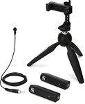 Sennheiser XSW-D Portable Lav Mobile Kit | Wireless Omnidirectional Lav Mic System for Camera Audio Recording | Smartphone Clamp and Manfrotto PIXI Mini Tripod Included (509258)