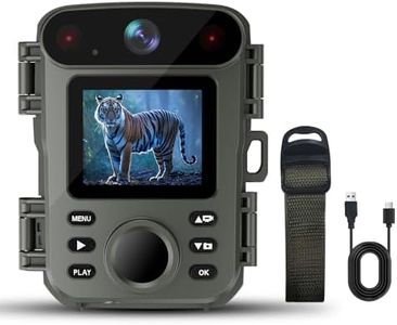 ArzzuNiu Mini Trail Camera Night Vision 32MP 1080P Game Camera with Night Vision Motion Activated Waterproof for Wildlife Monitoring (2025 Upgrade)