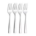 Thomas P501346 4-Piece Kitchen Dining Pastry Forks, Stainless Steel, Includes Four Forks, Easy Grip Handles, Ideal for Afternoon Tea at Home, Pastries, Cakes, Desserts, Pies