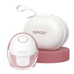 Momcozy Breast Pump Hands Free Mobile Style | M6, Wearable Breastfeeding Pump Ideal Rhythm for More Milk, DoubleFit Flange More Fit & Discreet with 3 Modes & 9 Levels, 24mm - 1 Pack Cozy Red