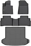 Binmotor-All Weather Floor Mats & Cargo Liner for 2023 2024 2025 kia sportage (Not Hybrid), Full Set, Heavy Duty Car Floor Liners Sportage Accessories