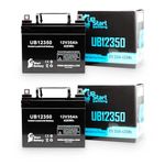 2X Pack - Electric Mobility 610T Scooter Battery - Replacement for UB12350 Universal Sealed Lead Acid Battery (12V, 35Ah, 35000mAh, L1 Terminal, AGM, SLA)