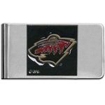 NHL Siskiyou Sports Mens Minnesota Wild Steel Money Clip One Size Team Color