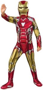 Rubies Disfraz oficial de Iron Man Avengers Endgame, clásico, talla L para niños, 8-10 años, altura 147 cm
