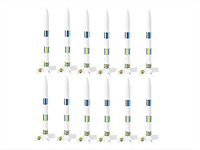 Estes Generic E2X Rocket Bulk Pack, 12-Pack