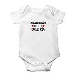 Canadian Baby Onesie | Baby Announcement for Grandparents | 1st Canada Day Baby Outfit | Baby Bodysuit Canada | Grandpa’s Little Cute-Eh, 0-3 months