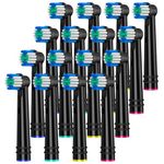 REDTRON Toothbrush Heads for Oral B Electric Toothbrushes, Replacement Brush Head for Oral B(16 Pack), EB17-P Precision Clean Brush Heads Fit for pro 1000/3000/5000, Vitality Smart Genius Series