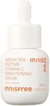 innisfree Green Tea Enzyme Vitamin C Brightening Serum for Dark Spot Fading, Korean Face Serum for Glow