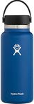 HYDRO FLASK - Water Bottle 946 ml (32 oz) - Vacuum Insulated Stainless Steel Water Bottle Flask with Leak Proof Flex Cap with Strap - BPA-Free - Wide Mouth - Cobalt