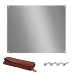 CCTVMTST 304 Stainless Steel Wall Shield Backsplash for Kitchen 24" x 30", Includes 4 pre-drilled Holes, Hanging Hardware and Cleaning Towel