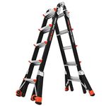 Little Giant Ladder Systems 15145-001 300-Pound Duty Rating Fiberglass Multi-Use Ladder