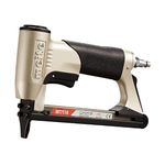 meite MT7116 Pneumatic Upholstery Stapler - 22 Gauge 71 Series 9MM (3/8-Inch) Crown 6-16MM (1/4-Inch to 5/8-Inch) Leg Length Fine Wire Stapler Air-Powered Furniture Stapler