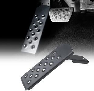 JROAD Driver Side Dead Pedal Left Side Foot Rest Kick Panel Compatible with Jeep Wrangler JL JLU 2018 2019 2020 2021 & Gladiator JT 2018-2021