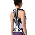 Kyphosis Corrector Brace, Adjustable Back Posture Corrector, Upper Back Support for Men Women, for Kyphosis Hunch Relief, and Hunchback Or Lordosis Spine Treatment(Size:L Code)