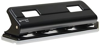 Kangaro Desk Essentials 2040 4 Hole Metal Paper Punch | Removable Chip Tray | 16 Sheets Capacity | Office Essentials | Pack of 1 | Color May Vary