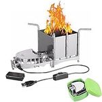 Camping Wood Stove, Stainless Steel