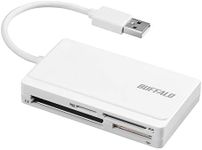 Buffalo BSCR308U2WH USB 2.0 Multicard Reader Cable Storage Model White