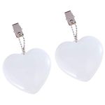 Uonlytech 2Pcs Purse Light Handbag Light Sensor Heart Shape Bag Illuminator Hanging Night Light for Women Ladies Girls, Battery