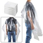 100Pcs 43.3"x59",Disposable Waterproof Hair Salon Capes Hair Coloring Cape Haircut Apron Shampoo Cape Barber Tools Hair Salon Cutting Cape Barber Hairdressing Cape