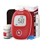 Blood Sugar Tester, Blood Glucose Monitor, Diabetes Testing Kit with Test Strips x 50 and Lancetsx 50, Sinocare Safe AQ Smart Blood Sugar Glucose Meter for UK Diabetics - in mmol/L