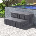 Hot Tub Steps, Outdoor Spa Steps wi