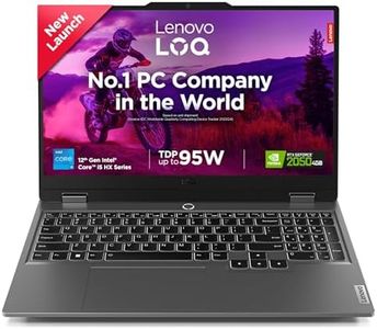 Lenovo LOQ 2024 12th Gen Intel Core i5-12450HX 15.6" (39.6cm) 144Hz 300Nits FHD Gaming Laptop (24GB/512GB SSD/Win 11/NVIDIA RTX 2050 4GB/100% sRGB/3 Mon. Game Pass/1Yr ADP Free/Grey/2.4Kg), 83GS00CKIN