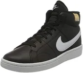 NIKE Men's Court Royale 2 MID Tennis Shoe, Black White Onyx, 8.5