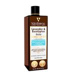 Volamena Lavender & Eucalyptus Aroma body Massage Oil with Lavender oil, Eucalyptus oil, Mint oil. Soothing and Destressing body massage oil for women and men 100 ml