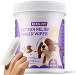 HICC PET Ear Finger Wipes for Dogs 