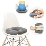 Inflatable Donut Pillow,Hemorrhoid Cushion- Excellent for Tailbone, Prostate, Sciatica, Bed sores, Postpartum Pregnancy, Post-Surgical Pain-Orthopedic Firm seat Cushion for Home, Office or car (gray)