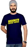 Workshop Graphic Printed T-Shirt for Men & Women | Funny English tv Show Brooklyn Nine-Nine Tshirt | Web Series | Round Neck Tees | 100% Cotton T Shirts | Short Sleeve Tshirt Dark Blue