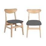 LEVEDE Dining Chairs, Set of 2 Read
