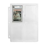 Simply Genius Collectible Cards Storage Tray Holder for PRO Card Sleeves, Graded Sports Cards Slabs for Baseball Cards, for 3 Ring Binder, Graded by Beckett